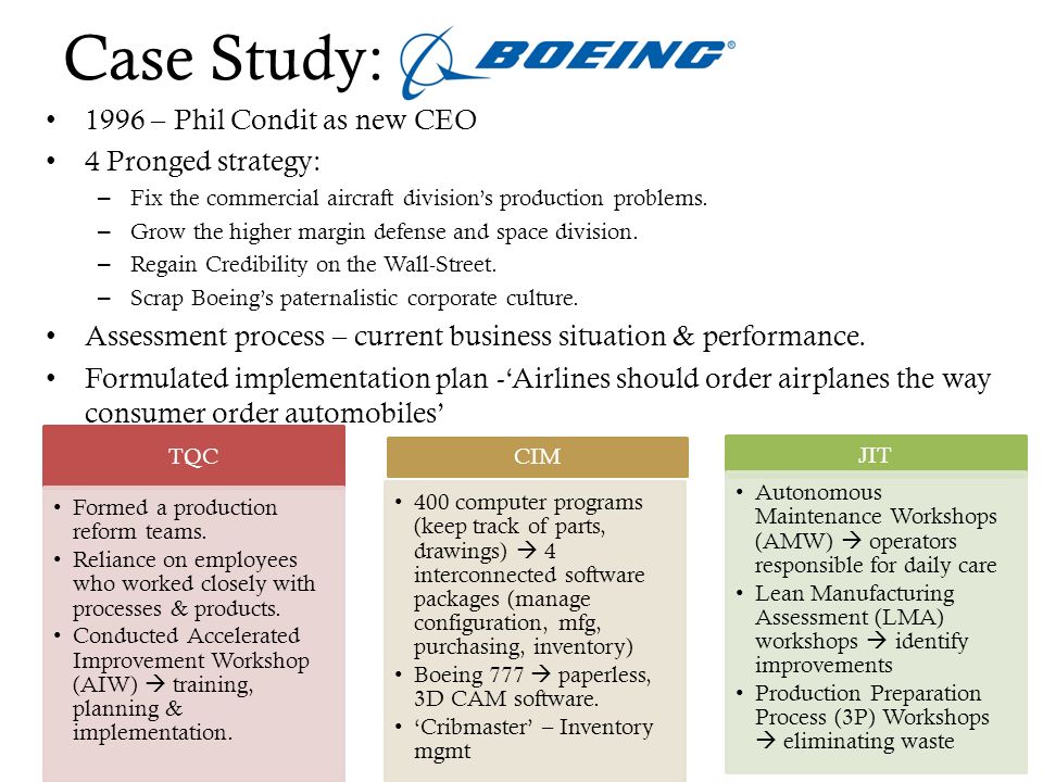 Boeing corporation software procurement case study essay